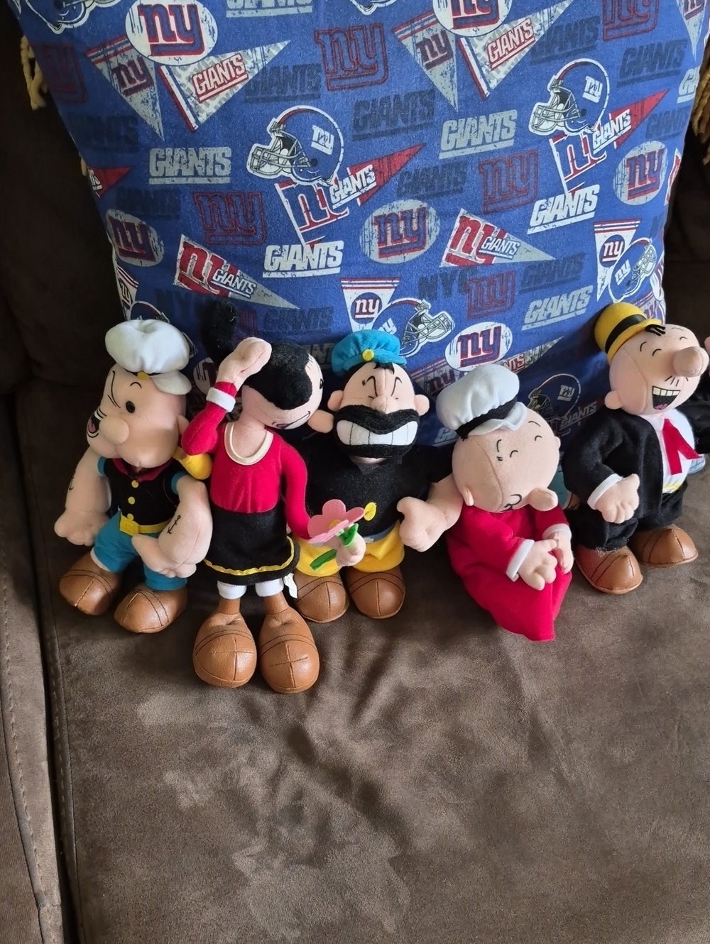 Stuffins Vintage Popeye Plush Toy Set -5 Total Great Condition